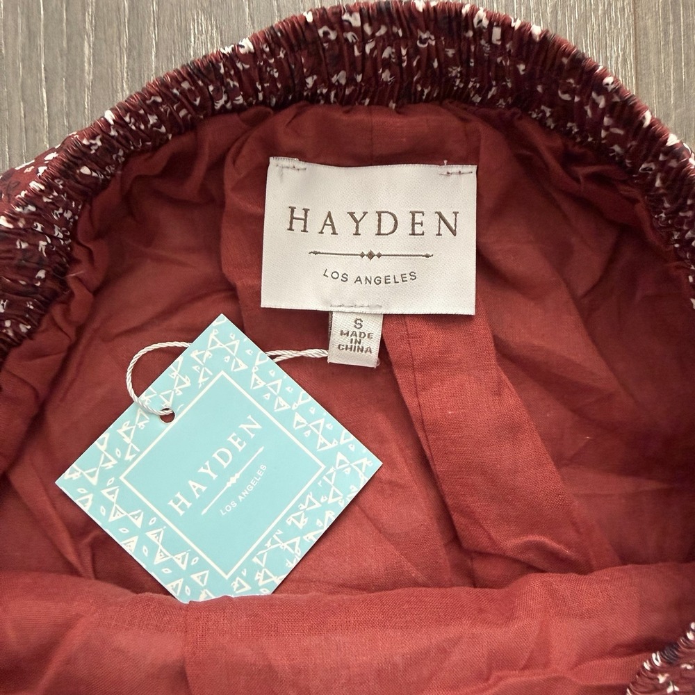 NWT‎ Hayden Los Angeles Floral Tiered Skirt Small Cottage Boho Western Concert - Picture 4 of 7